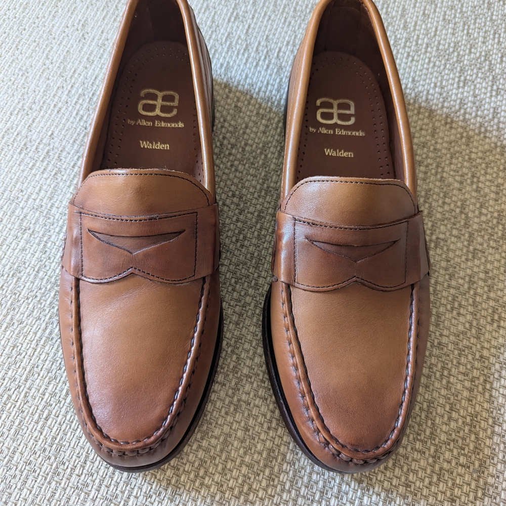 Allen Edmonds Men's Brown Loafers (New without tags) Size 10D